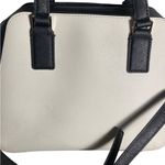 Kate Spade   New York white Black and Red scalloped trim Crossbody Tote  Bag Photo 4