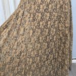 Aratta Silent Journey Women Boho Lace Floral Embroidered Waistband Maxi Skirt XS Tan Photo 7