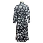 Cabernet by Sleep Sense Satin Midi Length Robe Black White XL Photo 3