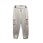 ZARA High Waist Cargo Jogger Sweatpants Beige L NWT Neutral Loungewear Casual Photo 2