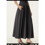 Brand New OGL Light Cotton Ribbed Umbrella Viscose Maxi Skirt Women's Size L Purple Size M Photo 1