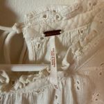 FP Movement by Free People Cream Eyelet Blouse White Size M Photo 2