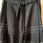 Free People Full Swing Embroidered Black Mini Dress Midi Skirt + Pockets Photo 6