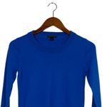 J.Crew  Soft Merino Wool Long Sleeve Crew Neck Sweater Cardigan XS Royal Blue Photo 1