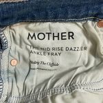 MOTHER Denim NWT  Mid Rise Dazzler Ankle Fray Jeans Riding Cliffside Size 32 Photo 9