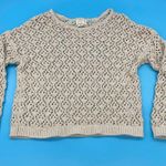 Nicole Miller  Pullover Knitted Coverup Cream Size Small Photo 2