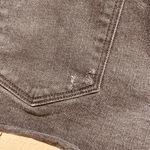 NEW Juniors Size 7 Arizona Jeans Shortie Black Shorts Frayed Denim 2.5" Inseam Photo 14