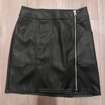 EXPRESS Faux Leather Mini Skirt Photo 0