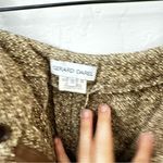 Gerard Darel  Ankle Tan Brown Woven Cuff Zip Clasp Closure Trouser Pants 36 Photo 5