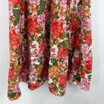 Zingara Swimwear Floral Vibrant Beach Pink Flowing Y2K Bohemian Size Small 26 Orange Photo 3