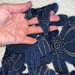 Saylor “Jessa” Floral Lace Mini Dress Navy Size M Photo 4