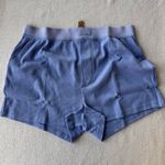 SKIMS NWT  Cotton Rib Loose Boxer in Blue Violet Photo 4
