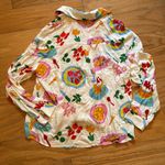 Princess Polly Luncheon Shirt Fruit Print Button Front RARE Photo 3