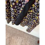 Madewell  Wrap-Front V-Neck Maxi Dress French Floral Black Women's Size 6 Photo 7