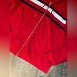 Tommy Hilfiger  Hoodie Sweatshirt Women’s XL Long Sleeve Full Zip Red Stripe Logo Photo 5