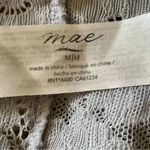 Mae Blue Embroidered Lace Paded Sporty Intimates Bralette Sport Bra SZ M Blue Size M Photo 6