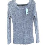 Vince Metallic Woven Eyelash Sweater Small NWT Photo 0