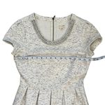 Maison Jules Short-Sleeves A-Line White Dress Size Medium Photo 5