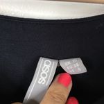 ASOS Solid Black Short Sleeve Midi Bodycon Dress Knit Womens Size 6 Photo 1