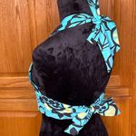 ZARA Floral Print Draped Hem Halter Tie Back Cropped Top Size Medium 3067/045 Photo 11