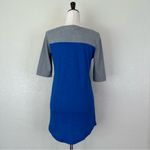 No Boundaries  Cute Gray Blue Shirt Loungewear Dress, Sz Small Photo 5