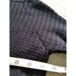 Free People  Juicy Long Sleeve Black Waffle Knit Cowl Neck Size XS Photo 6