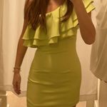 DO+BE Lime Green Dress Photo 0