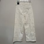 J.Crew ‎ NWT Wide-leg Embroidered Cropped Jean in Ivory Denim Embroidery Size 26 Photo 5