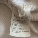 Acne Studios Women's Off-White Splatter Paint Sweatshirt Crewneck Oversized XXS Photo 7