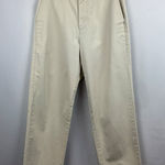 Dockers Women’s Flat Front Khakis Beige Cotton Trousers Size 29 Photo 0
