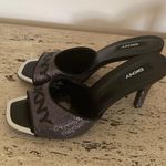 DKNY NWOB Britta Sequin Open Toe Dress Mules Photo 4