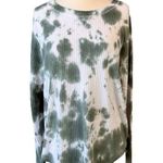 Sweet Romeo  Tie Dye Waffle Knit Thumb Hole T-Shirt Top Photo 0