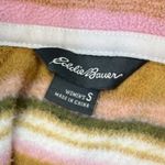 Eddie Bauer Women’s  Striped Fleece Pullover Quarter Zip Size S Photo 4