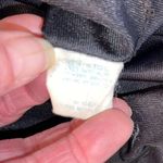 Vintage nylon tricot black 1/2 slip with double side slits & lace trim Small Photo 5