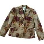 Pendleton Vintage women’s Elegant Floral petite Blazer size 8 Photo 7