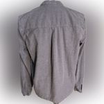 Abercrombie & Fitch 1/2 Button Up Long Sleeve Shirt, Cotton/Elastane Blend, L Photo 1