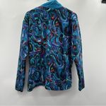 Nike Vintage 90s  Fit Colorful‎ Swirl Printed 1/2 Zip Long Sleeve Fleece Jacket S Photo 2