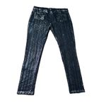 Like an angel Metallic Sheen Straight Leg Pants Trendy Evening Wear Photo 3