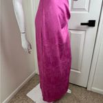 Meshki  pink halter maxi dress with slit Size Small. #339 Photo 9