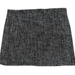 Chloe Colette Jenny Tweed Mini Skirt Black Opal Size L Photo 0