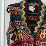 Rafaella Vintage  Hand Knitted Multicolor Vest Photo 4