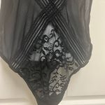 Adore Me Black Scoria Unlined Lace Bodysuit Photo 8