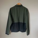 Zyia  Active Windbreaker Green Black 1/4 zip pullover jacket XLARGE Photo 4