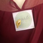 South Boutique  crimson red romper long sleeved Photo 4