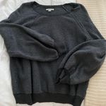 Aerie Charcoal Gray Terry Cloth  Pull Over Photo 0