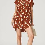 Equipment Lorainna Dress in Tortoise Shell Multi Small Womens Silk Mini Photo 2