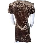 90’s Y2K Byer Too! California Short Sleeve brown velvet mini dress small​​​​​​​ Photo 9