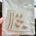 Francesca's Set of  stone Earring with Gold Plated Photo 2