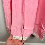 J.Crew  Babydoll Pintuck Lace Trim Slip Dress Crepe de Chine Pink Satin Sz 4 NWT Photo 12