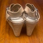 Jessica Simpson  Beige Strappy Wedge Heels Photo 2